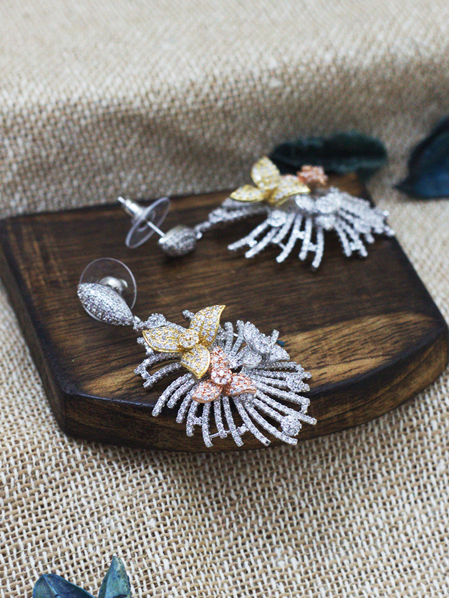 3 Tone Earrings
